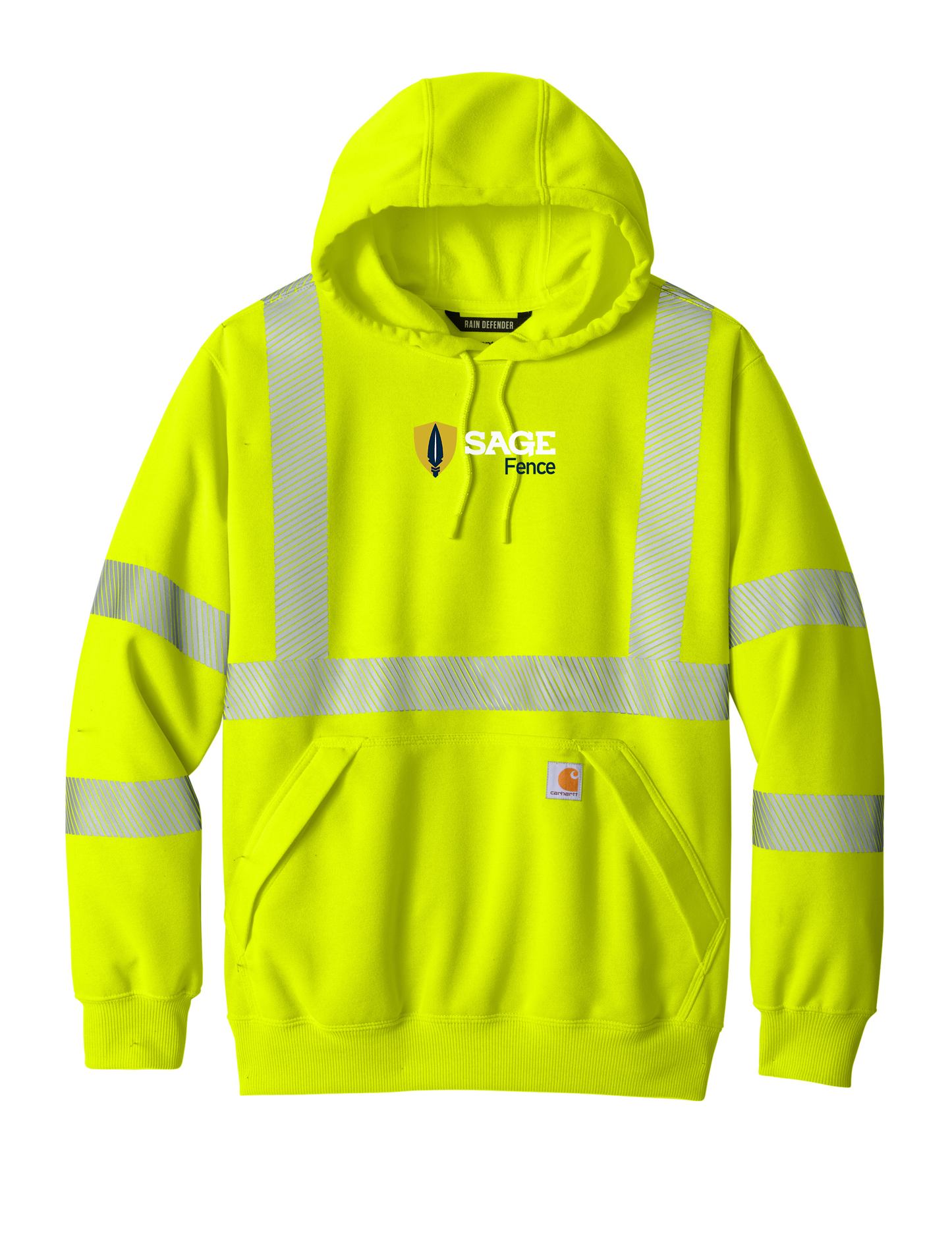 Carhartt® ANSI 107 Class 3 Hooded Sweatshirt - Choose Your Logo Placement Below ⬇️
