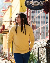 District® Perfect Tri® Fleece Crewneck Sweatshirt ACROSS CHEST IMPRINT (Add'l Colors Available)