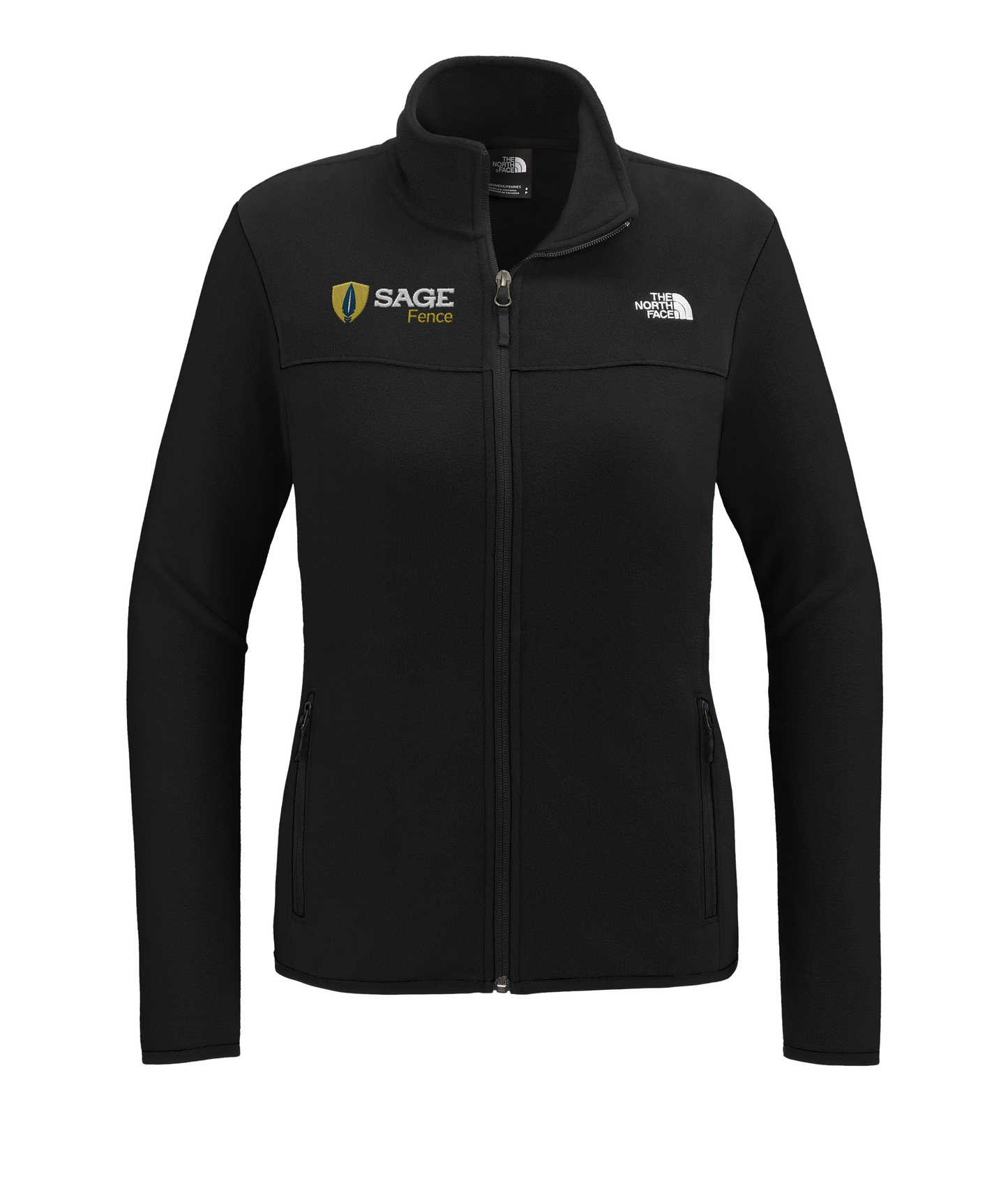 The North Face® Women's Glacier Full-Zip Fleece Jacket - Please Choose your Preferred Logo Below ⬇️