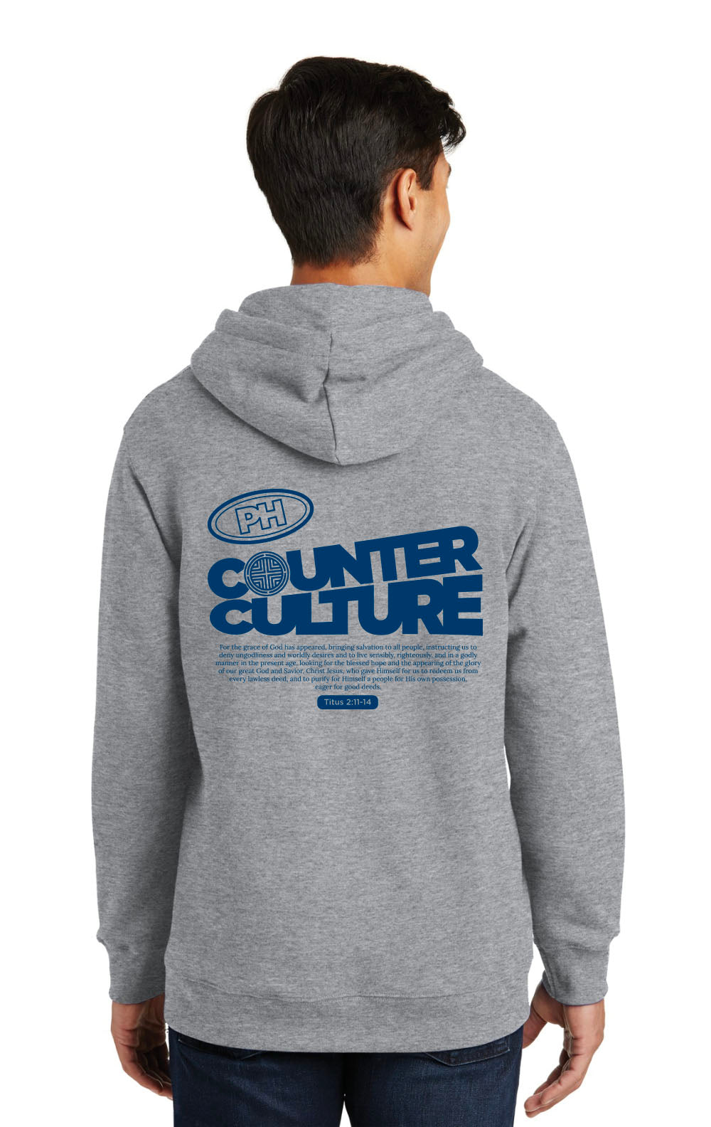 Port & Company® Fan Favorite™ Fleece Pullover Hooded Sweatshirt - Athletic Heather