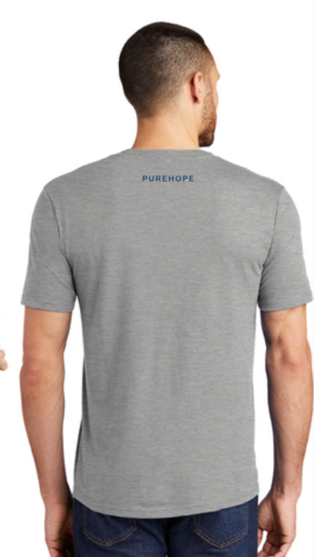 District Uni-sex Perfect Tri-Tee PH - Heather Grey