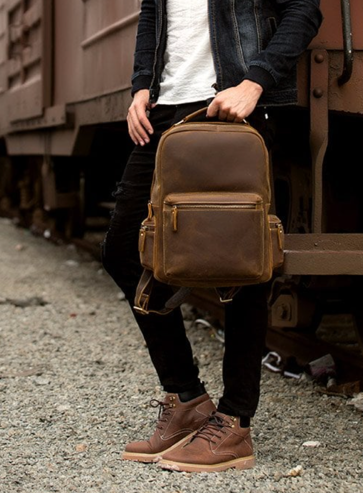 The Langley Backpack - Includes Engraved Leather Tag
