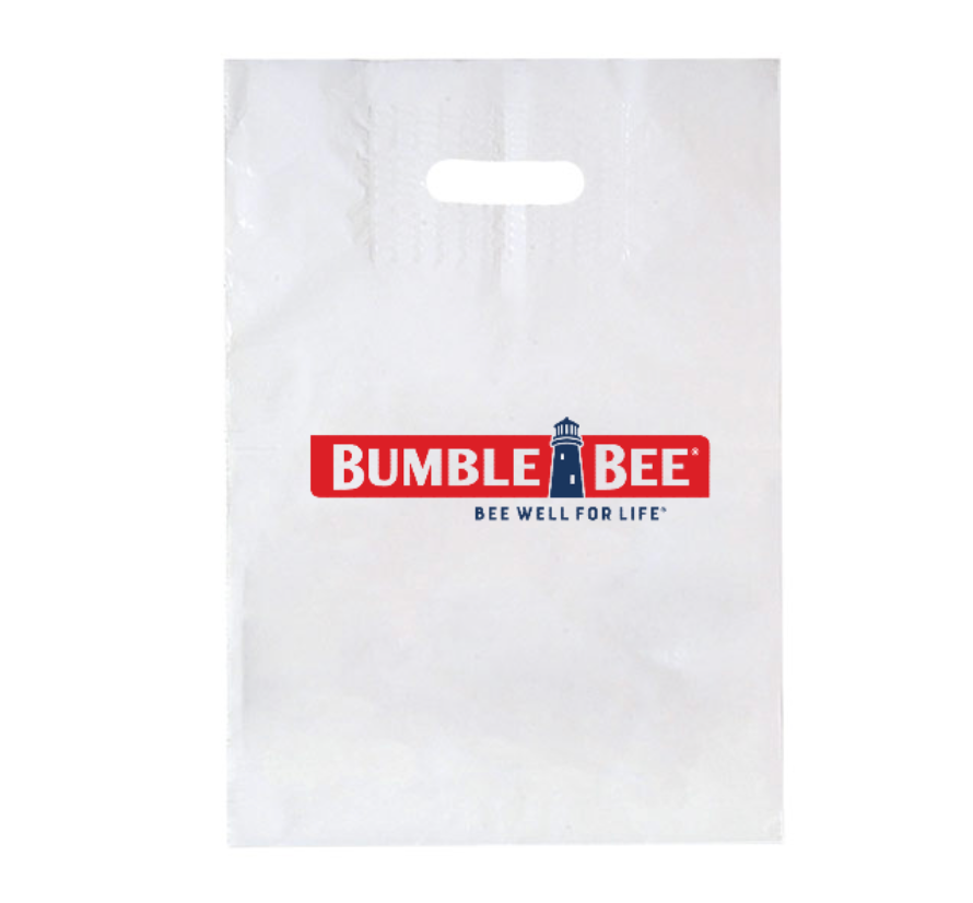Plastic Trade Show Bag - White