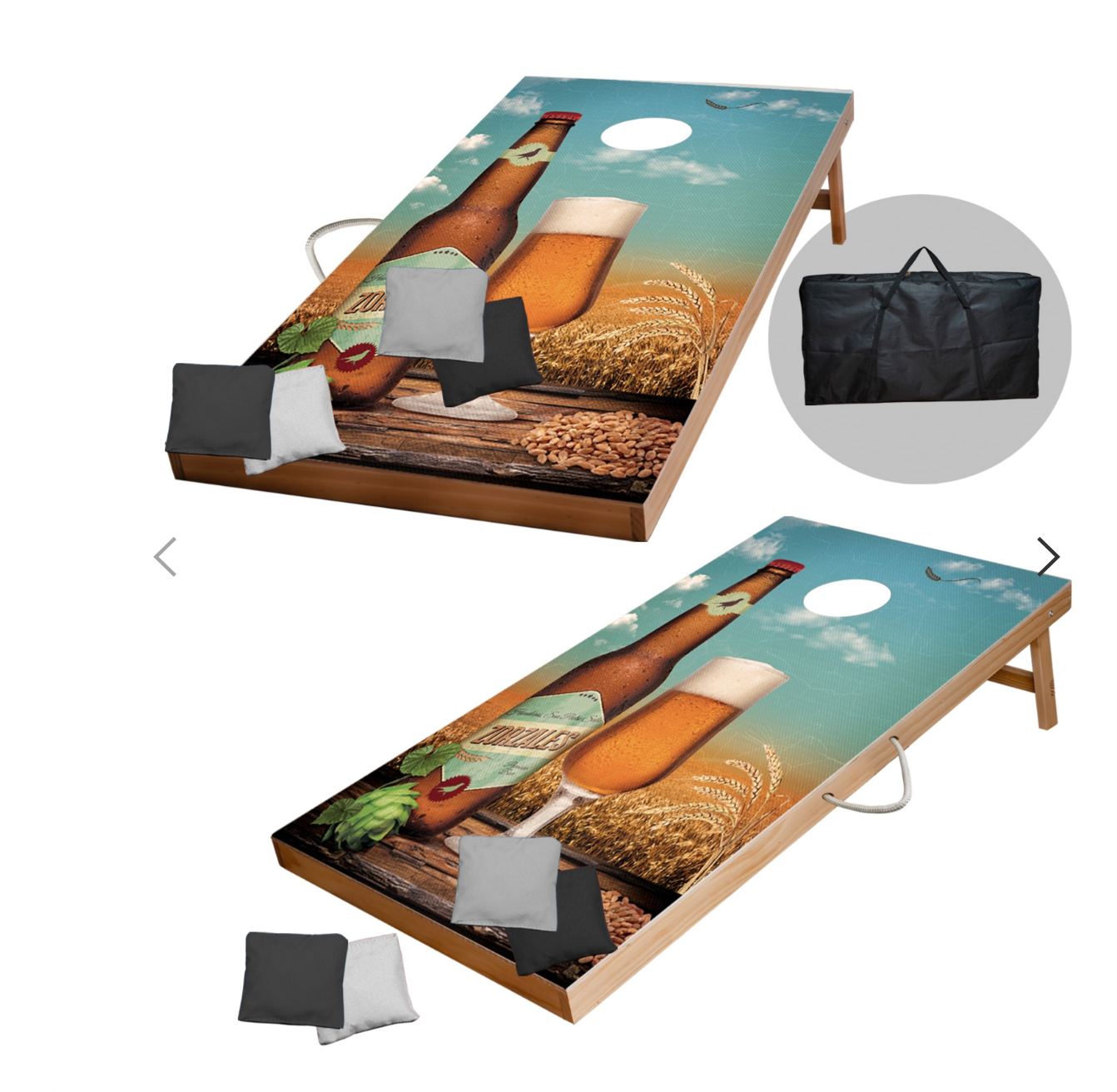 Cornhole Set - Regulation Size, Fully Custom - Price includes add'l freight charge