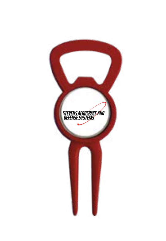 Divot Tool w/Bottle Opener - Red- SA