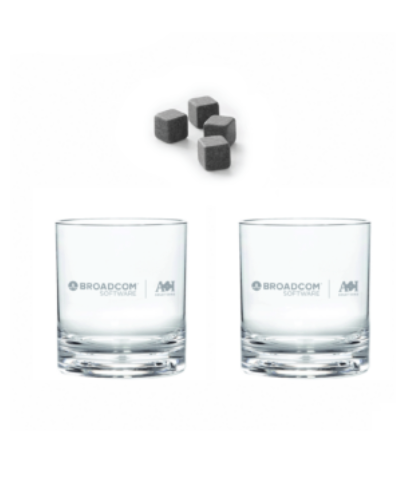 Whiskey Stones & 11oz Glasses - A&I