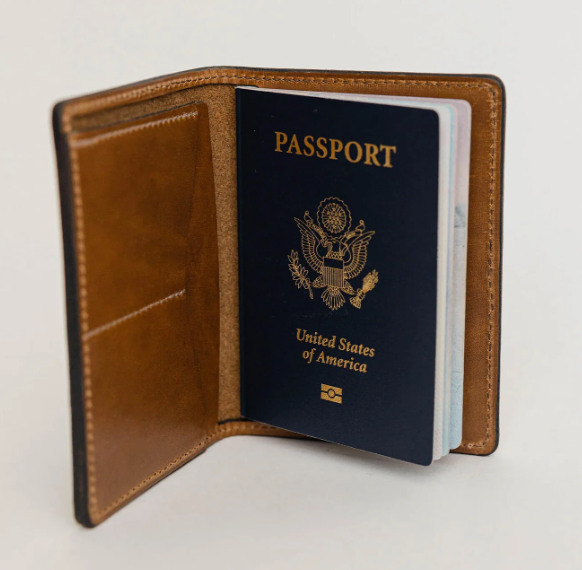 Passport Holder - Handmade Leather in KY