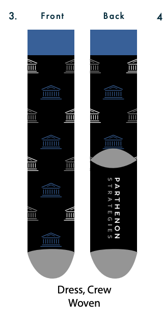 Parthenon Socks
