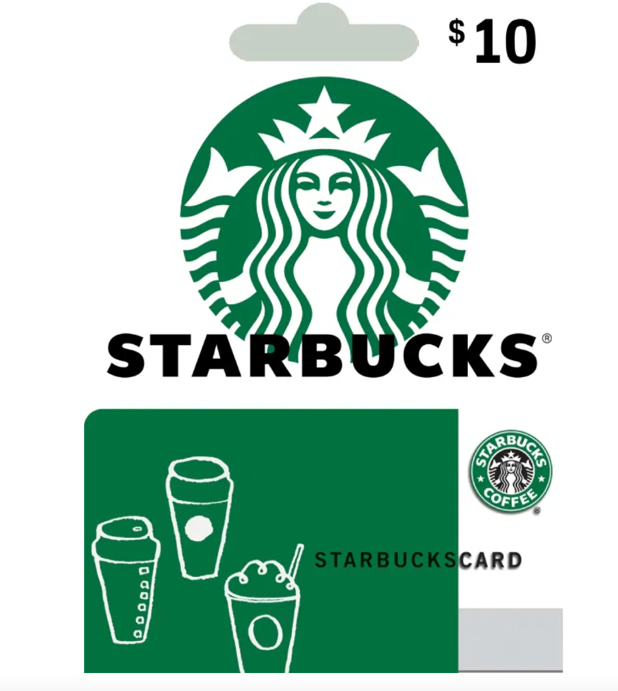 $10 Starbucks Gift e-card