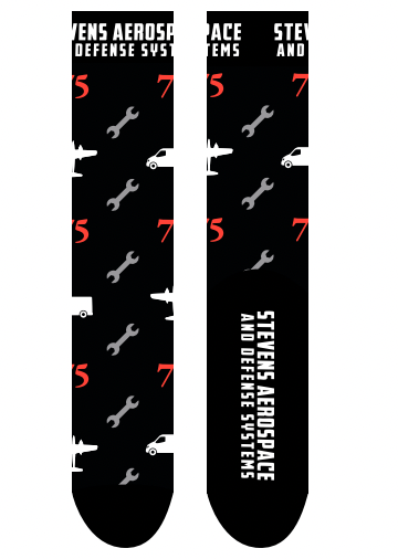 75th Custom Socks (Black)
