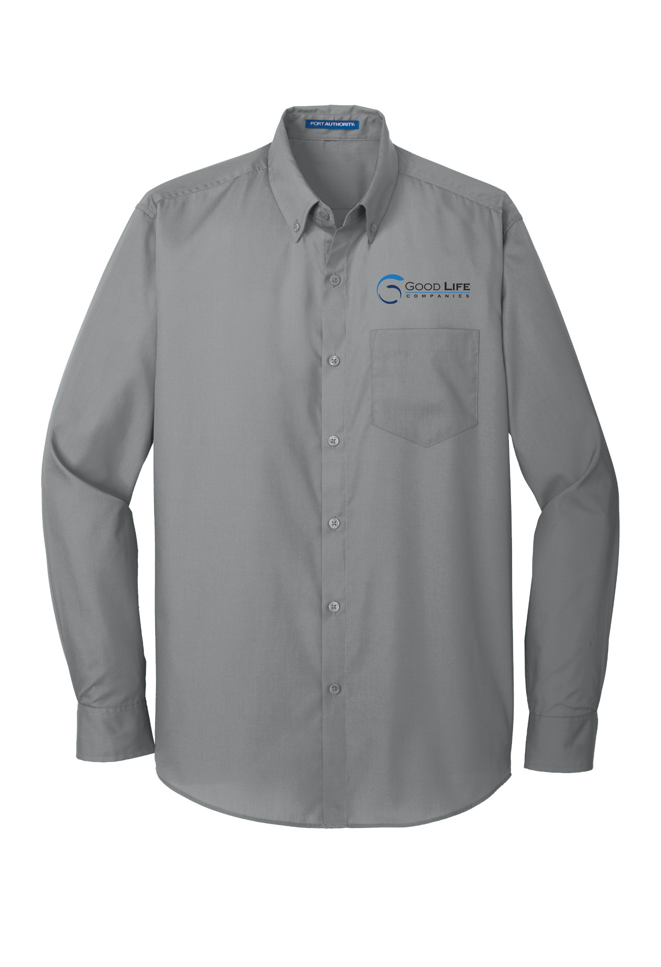 Port Authority® Long Sleeve Carefree Poplin Shirt (for custom options see below) Add'l Color Options