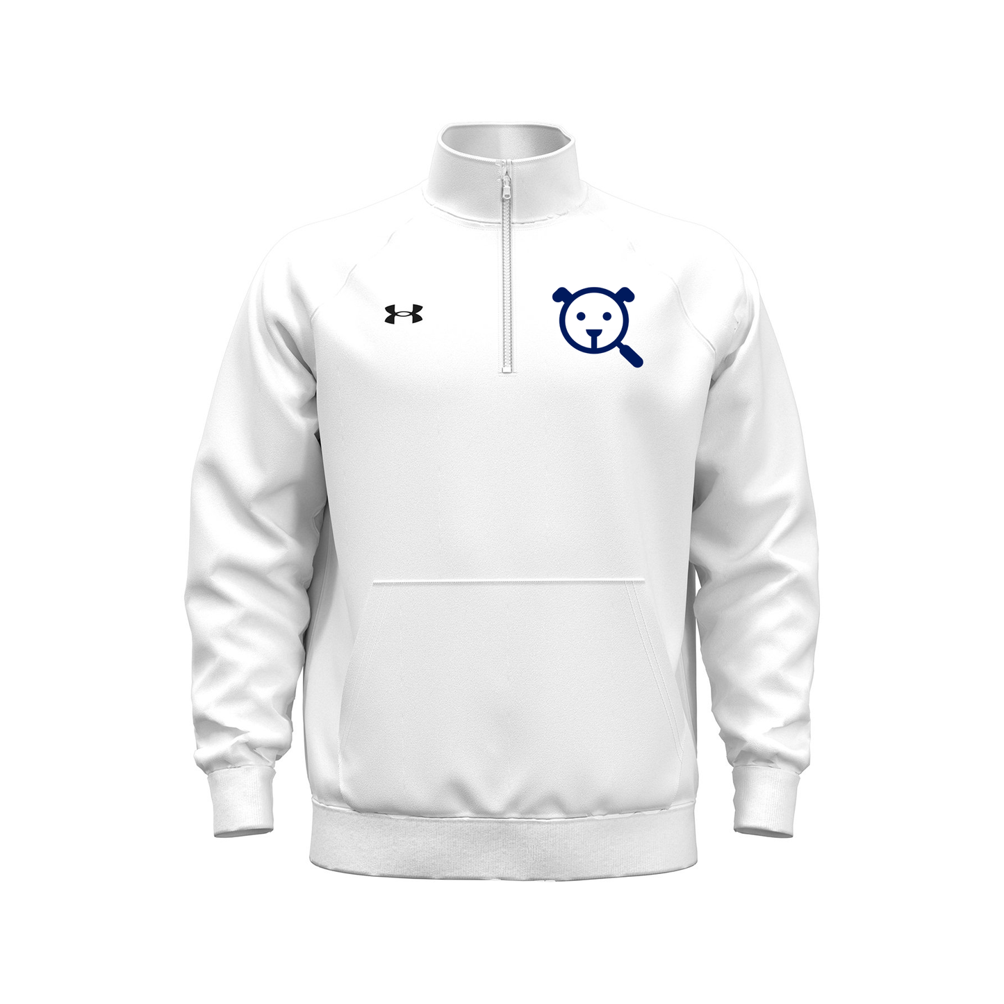 Under Armour Rival Fleece Quarter-Zip Mens/White - Click on item for full details