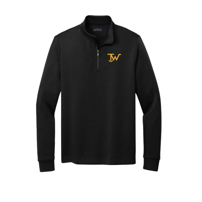 True West Brooks Brothers® Double-Knit 1/4-Zip