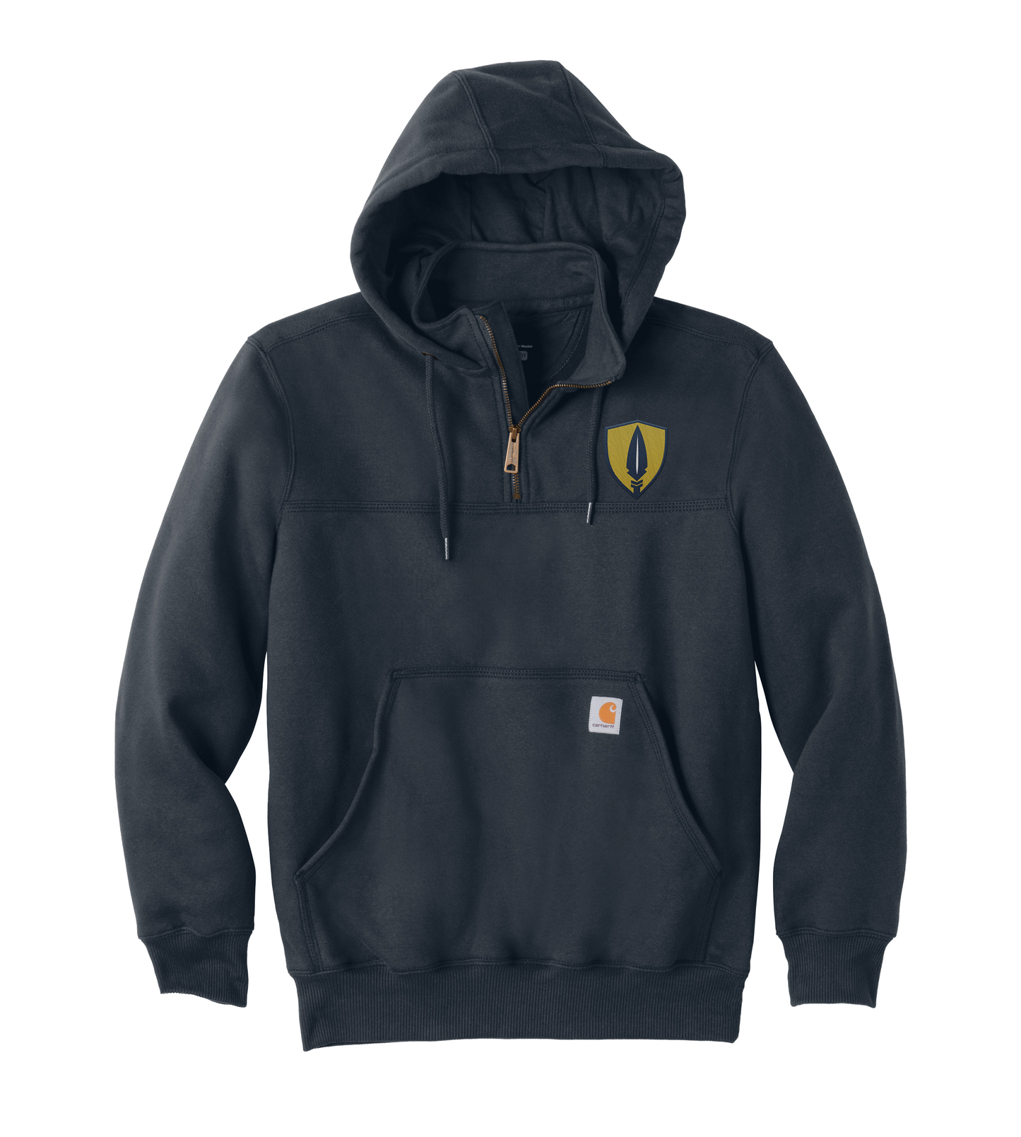 Carhartt ® Rain Defender ® Paxton Heavyweight Hooded Zip Mock Sweatshirt - Please Choose your Preferred Logo Below ⬇️