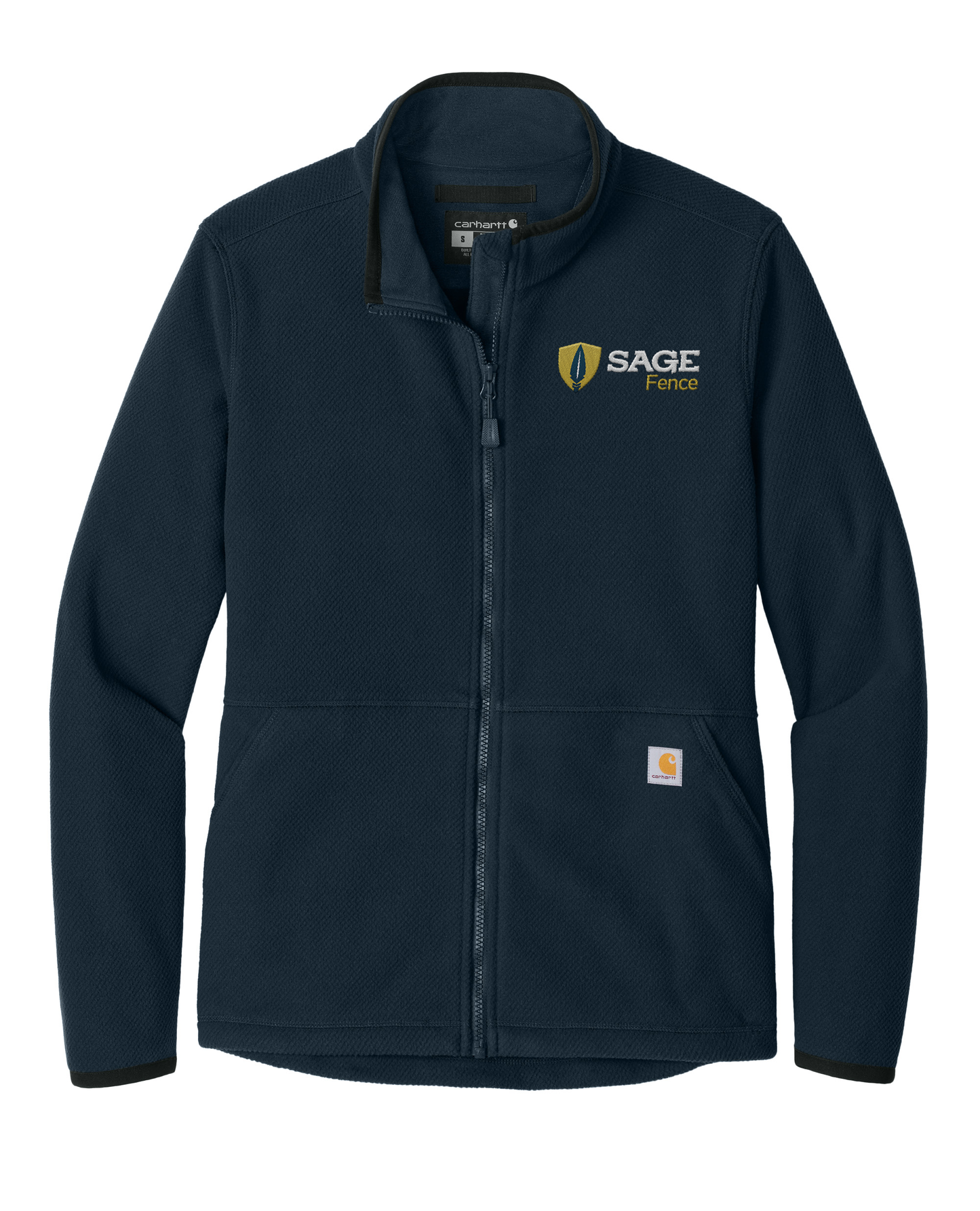 Carhartt® Women’s Textured Full-Zip Fleece Jacket - Please Choose your Preferred Logo Below ⬇️