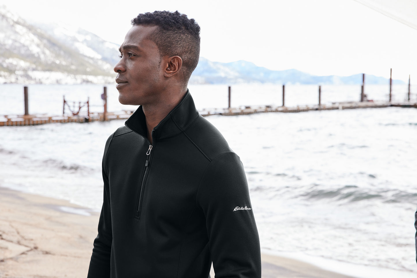 Eddie Bauer® Smooth Mid Layer Fleece 1/2-Zip (Add'l Colors Available)