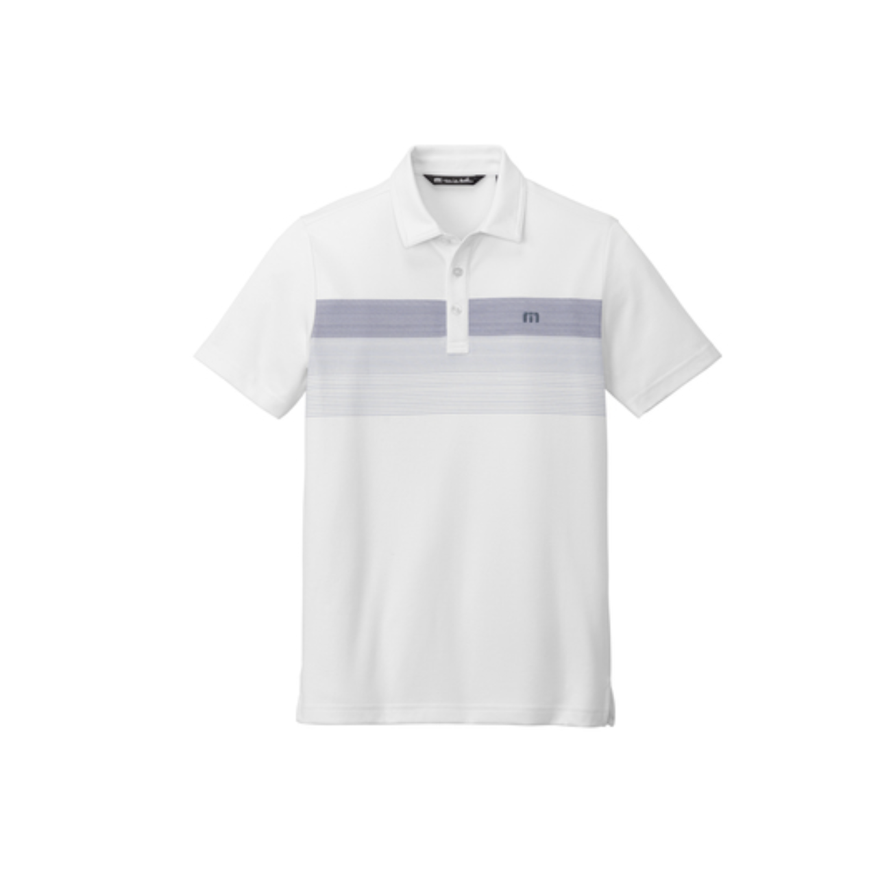 TravisMathew Coastal Chest Stripe Polo - Includes One Location Embroidery