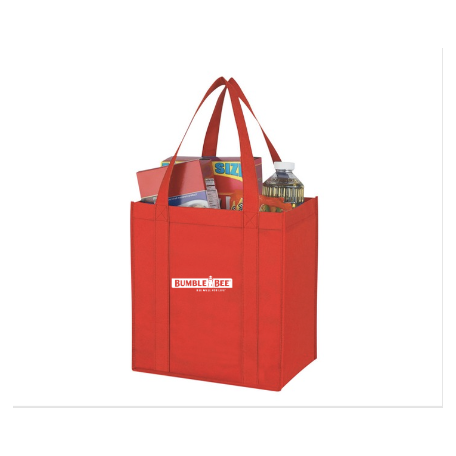 Red Reusable Tote Bag