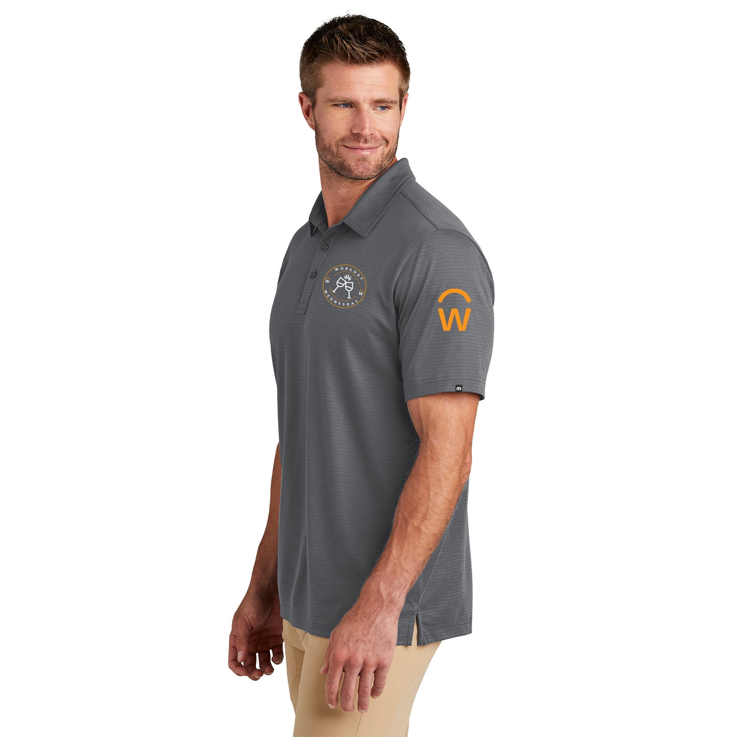 TravisMathew Bayfront Solid Polo - Dark Grey